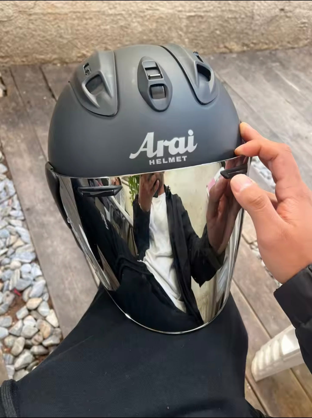 Casque jet arai MAT