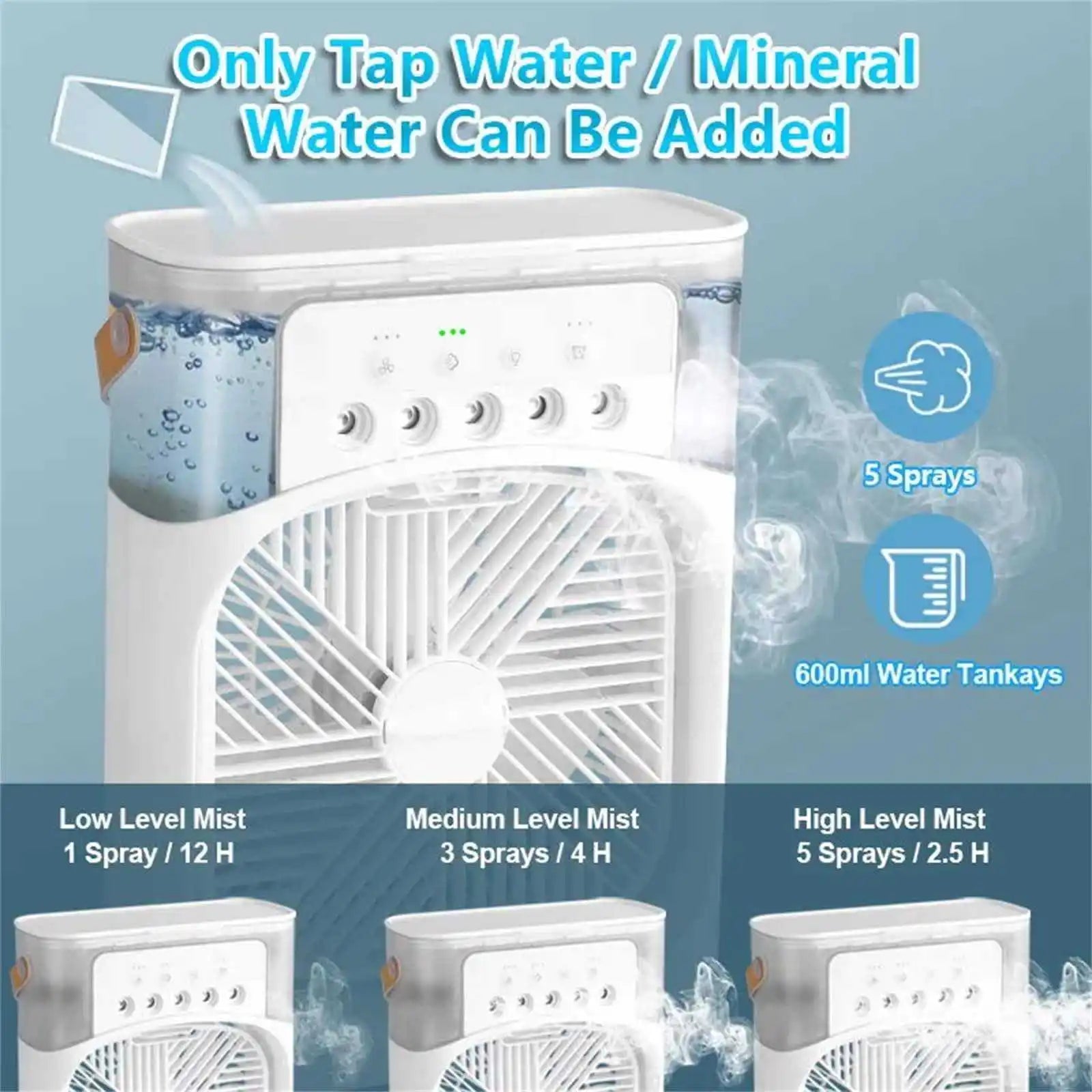 ❄️ ClimaFresh™ – Mini Climatiseur Portable 3-en-1